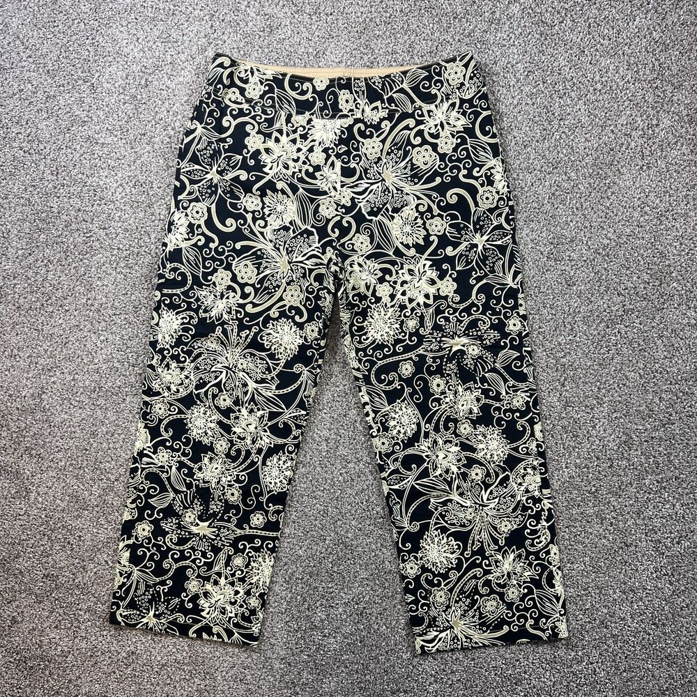 Faith by Celia Forrester Pants Womens XL Black Beaded Embelished Art to Wear